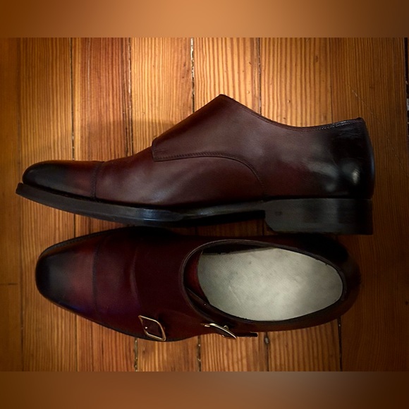 ºTOM FORDº Burnished Leather — ELKAN MONK STRAP ★Price Drop★